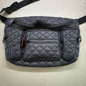 MZ Wallace Black XL Metro Crossbody Sling